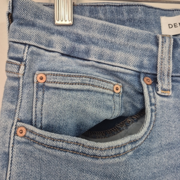 Denim Forum Aritzia The 90's Lexi Lo Rise Bootcut Ankle Denim Jeans Size 30 - Picture 7 of 13